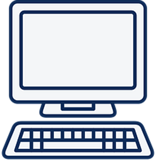 Desktop Computer Illustration